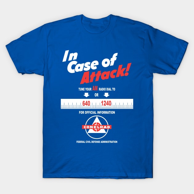 In Case of Attack! T-Shirt by LeftWingPropaganda